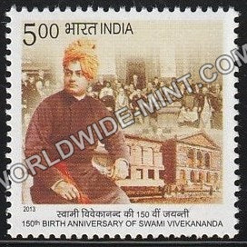 2013 150th Birth Anniversary of Swami Vivekananda-World Parliament of Religions, Chigaco MNH