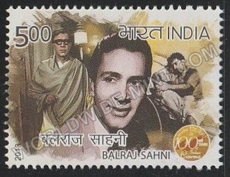 2013 100 Years of Indian Cinema-Balraj Sahni MNH