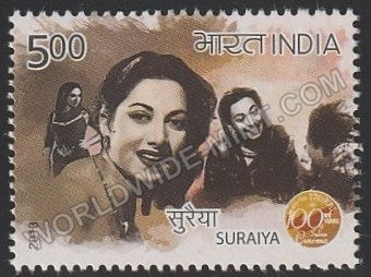 2013 100 Years of Indian Cinema-Suraiya MNH