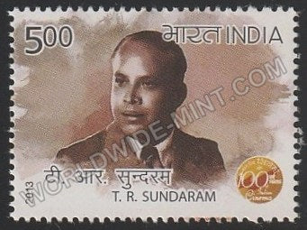 2013 100 Years of Indian Cinema-T R Sundaram MNH