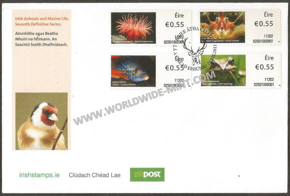 2011 Ireland Animals & Marine Life (Seventh Definitive Series) FDC #FA28