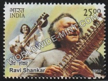 2014 Indian Musician-Ravi Shankar MNH