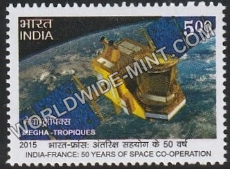 2015 50 Years of Cooperation in Space-Megha-Tropiques MNH