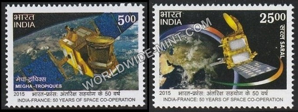 2015 50 Years of Cooperation in Space-Set of 2 MNH