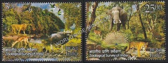 2015 Zoological Survey of India-Set of 2 MNH