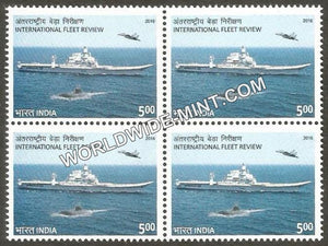 2016 International Fleet Review Block of 4 MNH