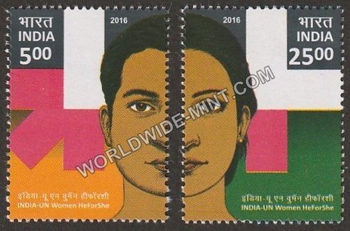 2016 UN Women He for She-Set of 2 MNH