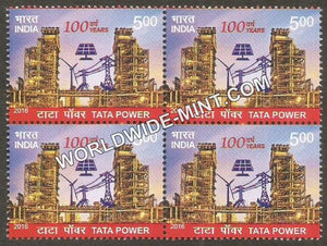 2016 Tata Power Block of 4 MNH
