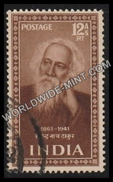 1952 Saints and Poets-Rabindranath Tagore Used Stamp