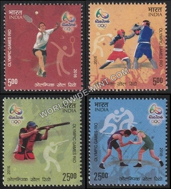2016 Games of XXXI Olympiad-Set of 4 MNH