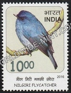 2016 Birds Near Threatned-Nilgiri Flycatcher MNH