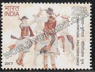 2017 India Portugal Joint Issue-Pauliteiros Dance MNH