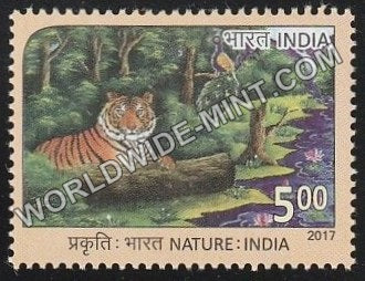 2017 Nature India-Tiger MNH