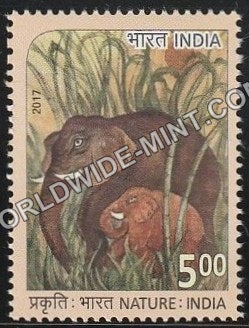 2017 Nature India-Elephant MNH