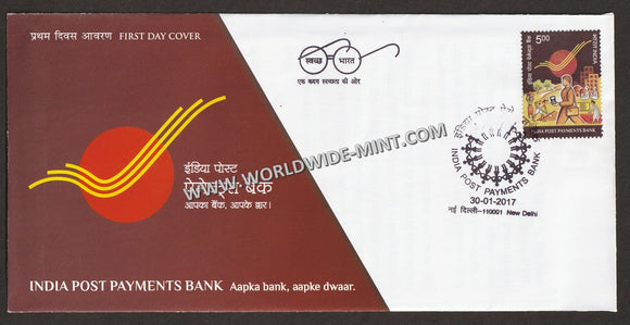 2017 INDIA India Post Payments Bank FDC