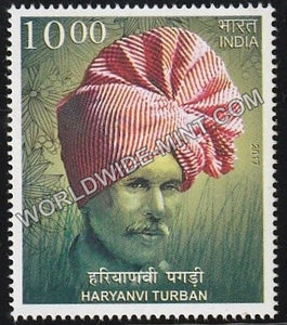 2017 Headgears of India-Haryanvi Turban MNH