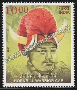 2017 Headgears of India-Hornbill Warrior Cap MNH