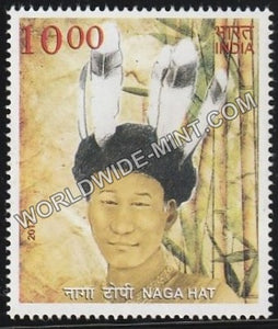 2017 Headgears of India-Naga Hat MNH