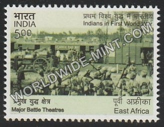2019 Indians in First World War 1-Major Battle Theatres-East Africa MNH