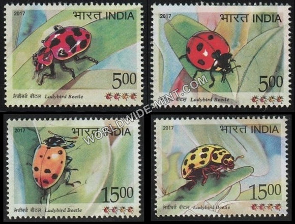 2017 Ladybird Beetle-Set of 4 MNH