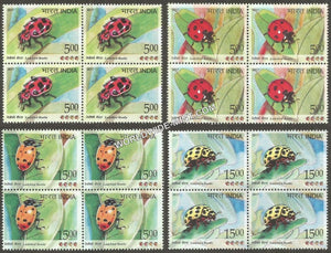 2017 Ladybird Beetle-Set of 4 Block of 4 MNH