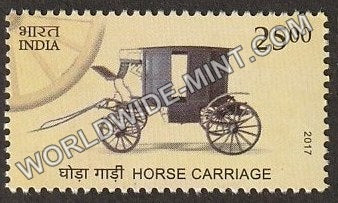 2017 Means of Transport- Horse Carriage MNH