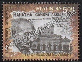 2017 1942 Freedom Movement-Arrested MNH