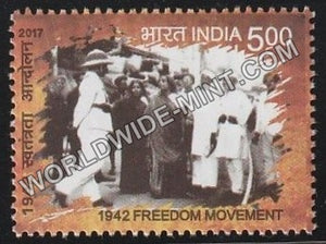 2017 1942 Freedom Movement-Blockage MNH