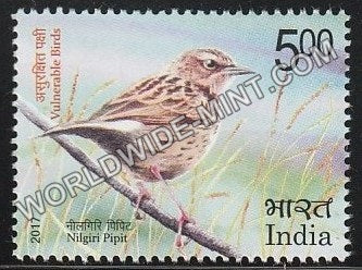 2017 Vulnerable Birds-Nilgir Pipat MNH