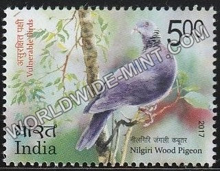2017 Vulnerable Birds-Nilgiri Wood Pigeon MNH
