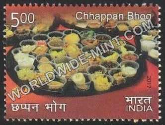 2017 Indian Cuisine-Chhappan Bhog MNH