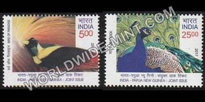 2017 India - Papua New Guinea Joint Issue-set of 2