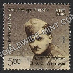 2019 Indians in First World War 1-Air Warriors-Lt S C Wellingkar MNH