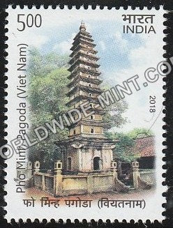 2018 India Vietnam Joint Issue-Pho Minh Pagoda (Viet Nam) MNH