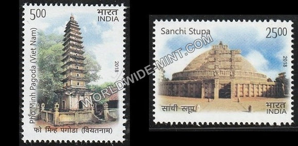 2018 India Vietnam Joint Issue-Set of 2 MNH