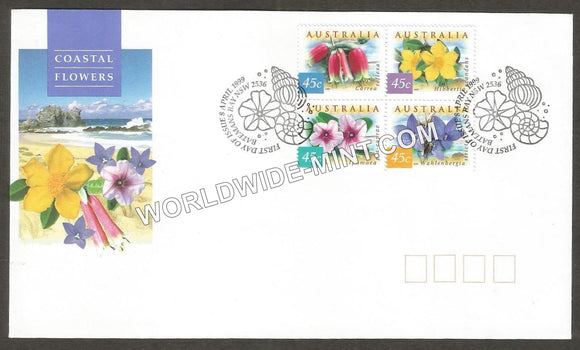 1999 Australia Coastal Flowers FDC #FA344