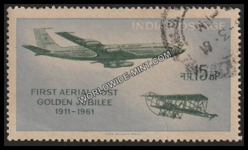 1961 First Official Airmail Flight-Air India Boeing 707 Used Stamp