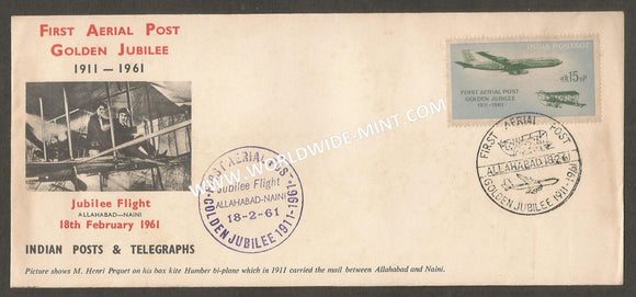 1961 First Official Airmail Flight-Air India Boeing 707 FDC