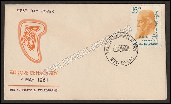 1961 Rabindranath Tagore FDC