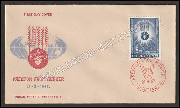 1963 Freedom from Hunger FDC