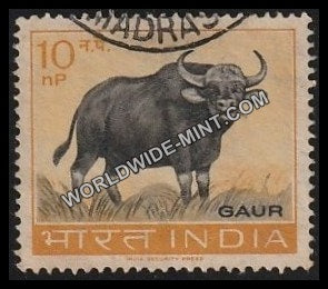 1963 Wild Life Series-Gaur Used Stamp