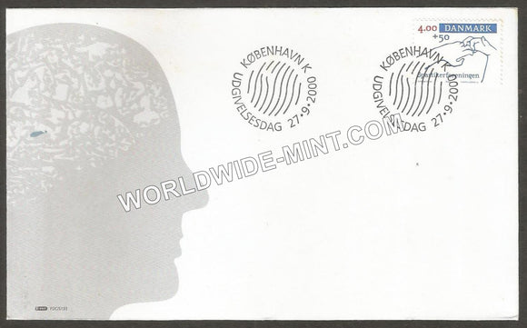 2000 Denmark Hands FDC #FA390