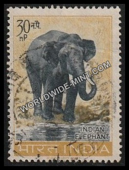 1963 Wild Life Series-Elephant Used Stamp