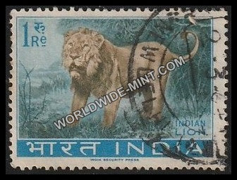 1963 Wild Life Series-Lion Used Stamp