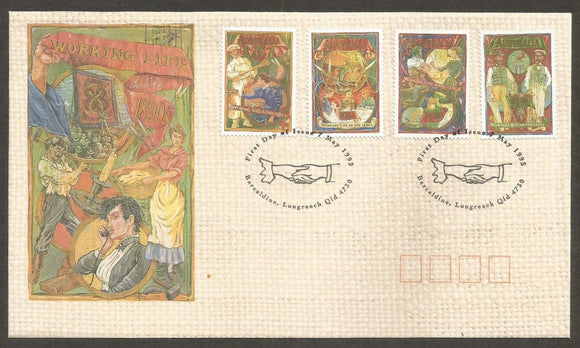 1993 Australia Working Life FDC #FB40