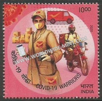2020 India Salute to COVID-19 Warriors - Post Office Workers MNH