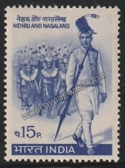 1967 Nehru and Indian state Nagaland MNH