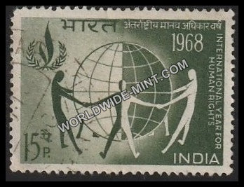 1968 International Year for Human Rights Used Stamp