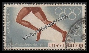 1968 XIX Olympics-20p Used Stamp