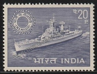 1968 INS Nilgiri-Frigate MNH